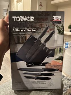 Tower 5 Piece Knife Set