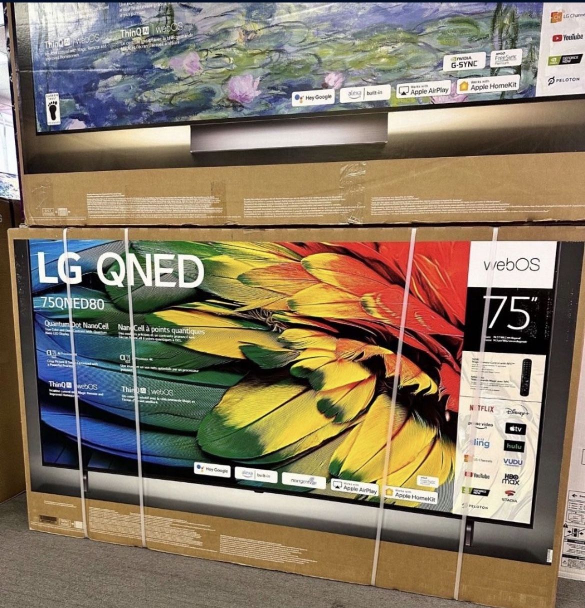 75” LG QNED80 4K UHD Smart Tv