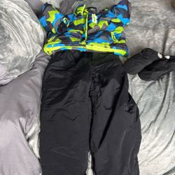 Snow Jacket, Pants, Gloves 