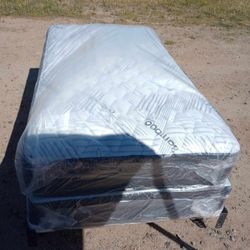 Brand new twin size pillowtop mattress included box spring 