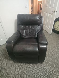 Black recliner