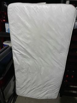 Baby crib, mattress and playpen