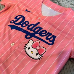Women's & Mens Sizes Hello Kitty Los Angeles Dodgers Jerseys