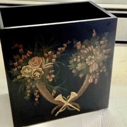 Vtg. Decorative Planter Trash Basket Cachepot Magazine Holder Document Storage Umbrella Holder etc. 