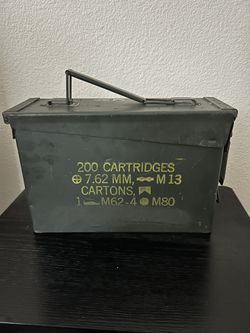 Military Issued Ammo Crate