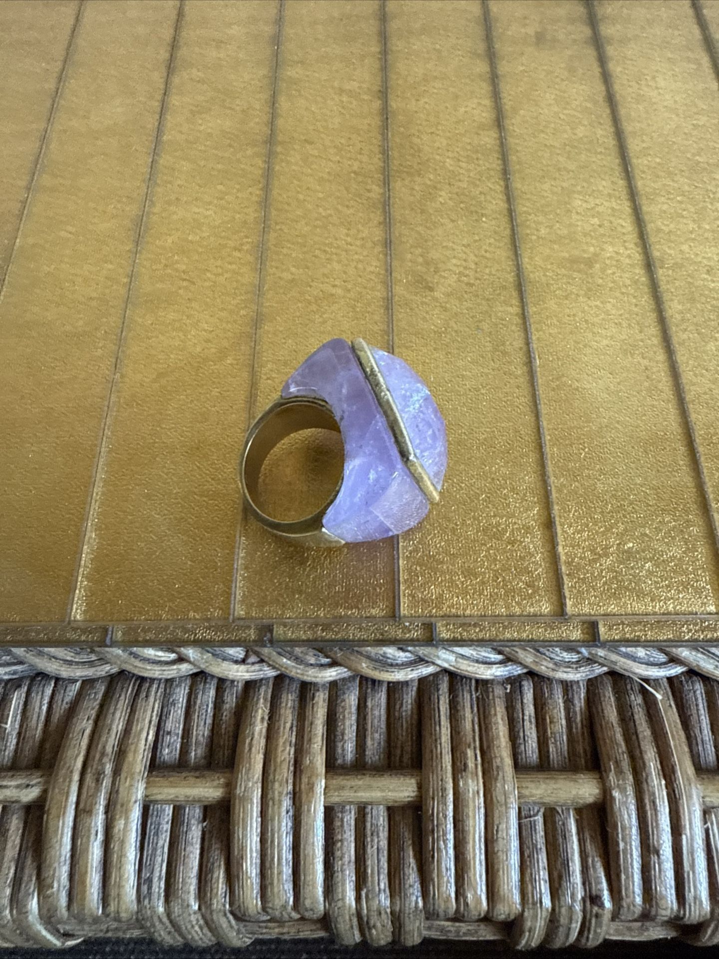 Large Amethyst Cocktail Ring
