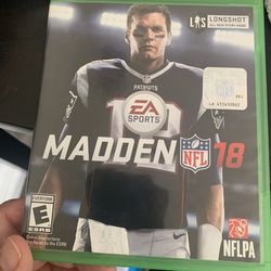 Madden NFL 18 . For The Xbox One $3