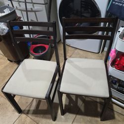2 Chairs Good Condition $75