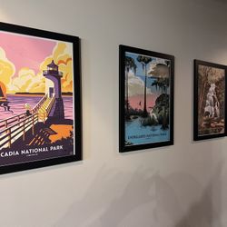 Set Of 3 National Parks Posters