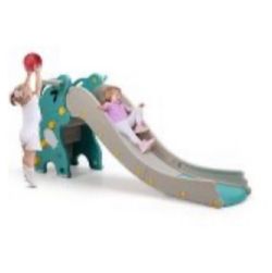 Costway 4 in 1 Kids Climber Slide Play Set w/Basketball Hoop & Toss Toy Indoor & Outdoor