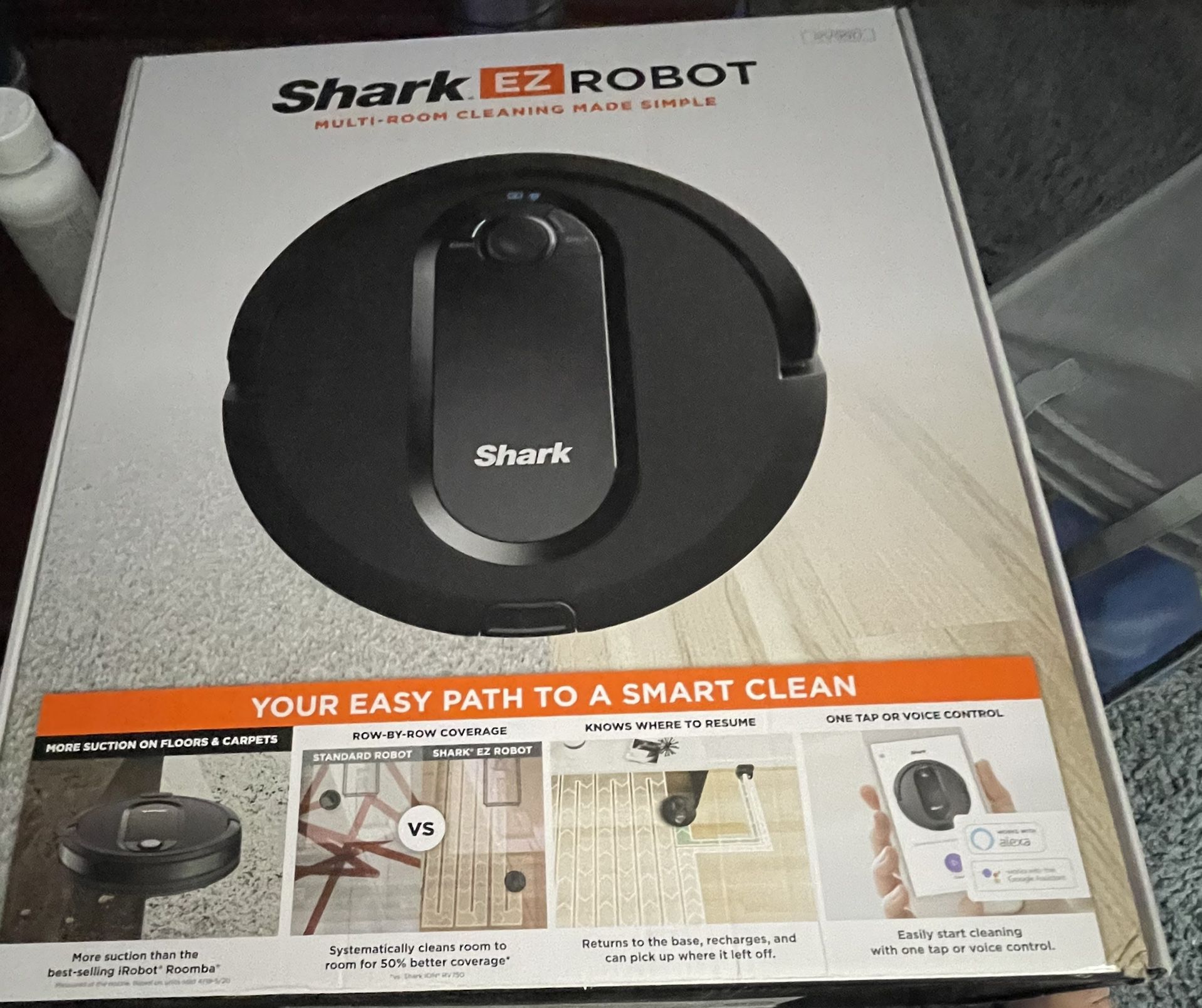 Shark EZ Robot Multi-Room Cleaning Made Simple 