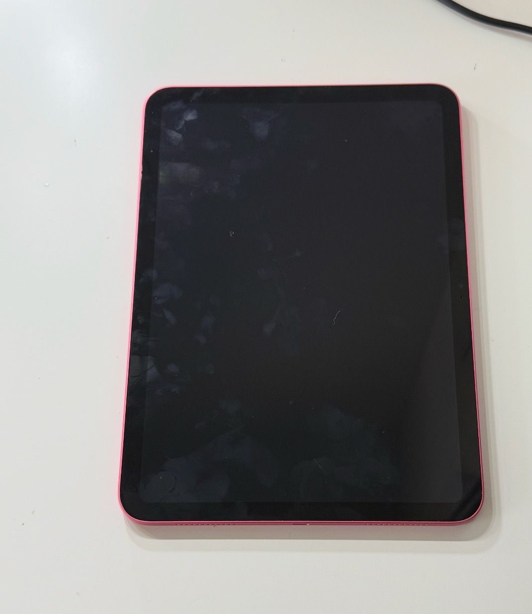 Pink apple IPad