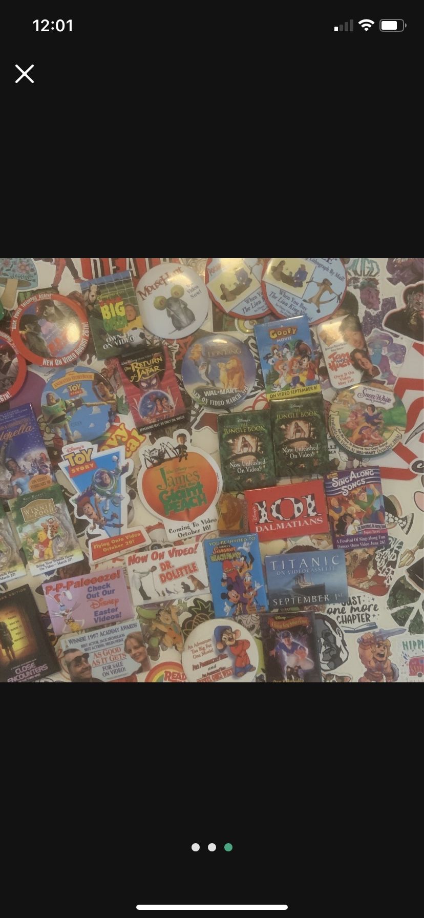 42 Disney And Other Movie Promo Pins 