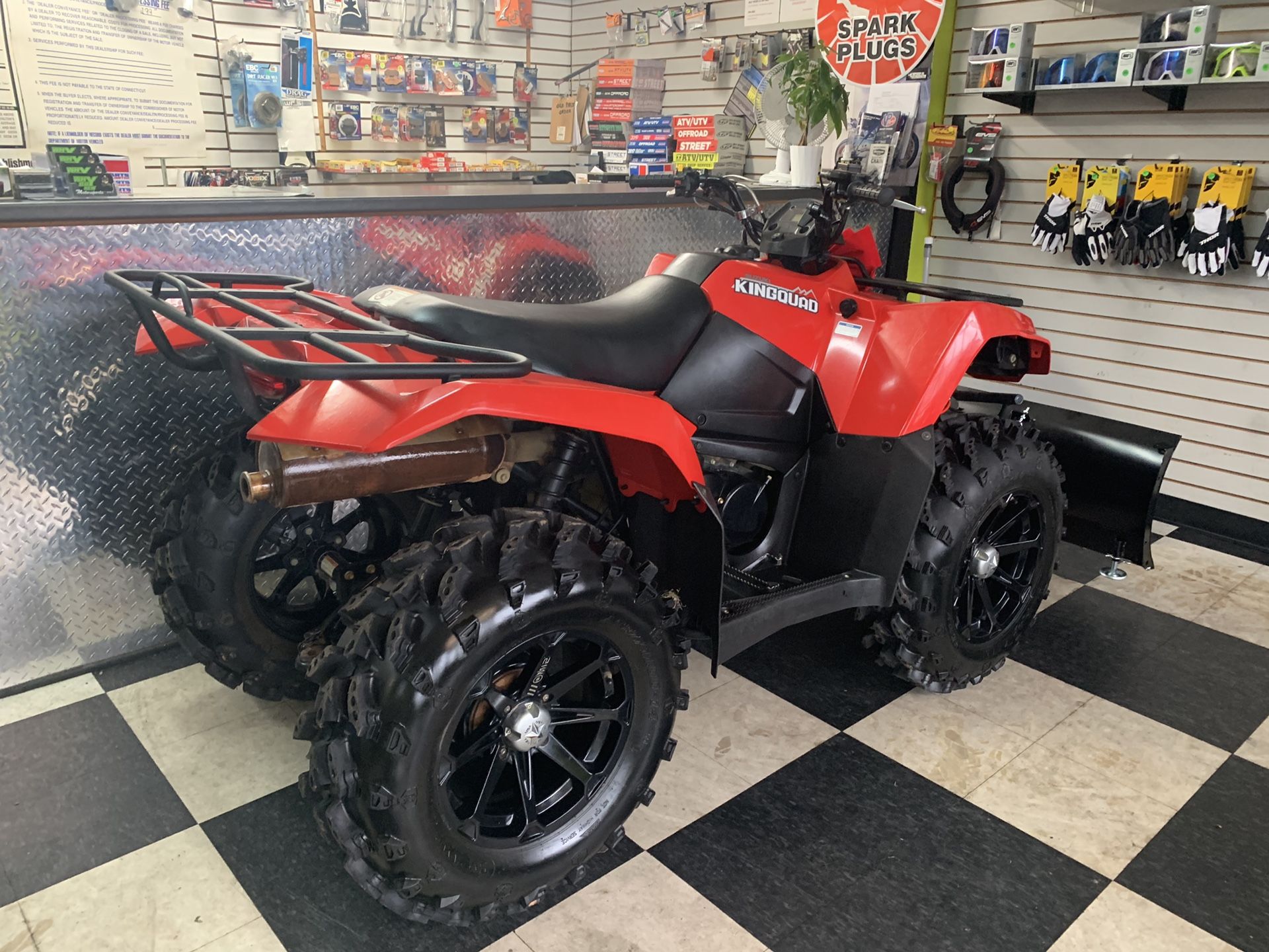 2017 Suzuki King Quad 400 4x4 with plow for Sale in Yalesville, CT
