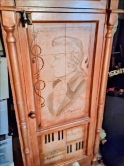 Mozart sheet music cabinet