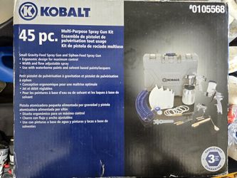 KOBALT 45pc. Spray Gun Kit