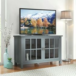 Better Homes & Gardens Oxford Square TV Stand for TVs up to 55", Antique Blue