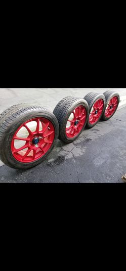 Wheel 15x4 Lugs 4x100 rims Sparco