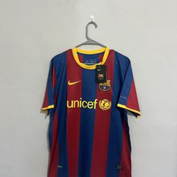 FC Barcelona 2010-11 Home Jersey Large (slim Fit)