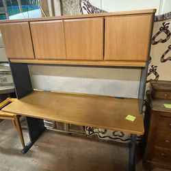 Desk With Top Cupboard 