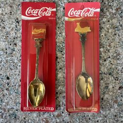 Coca-Cola Silver Plated Spoons