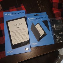 Kindle Paper White 8gb/ Protective Case/ Power Supply 9v