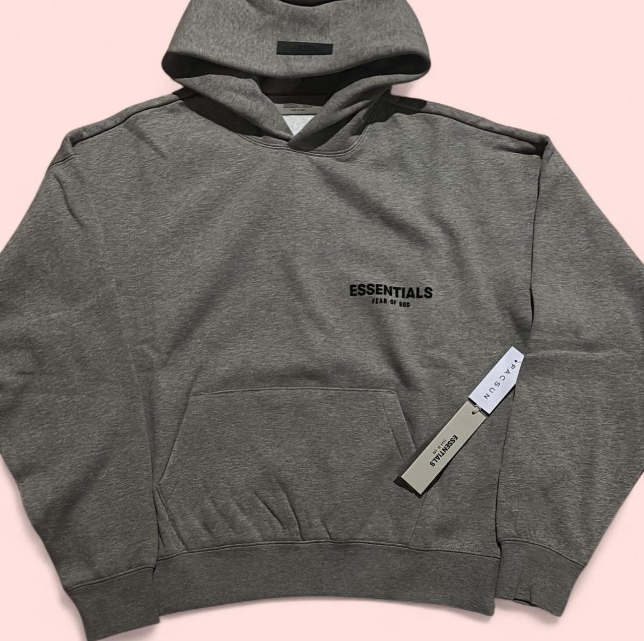 Dark Gray Essentials FOG Hoodie (new)