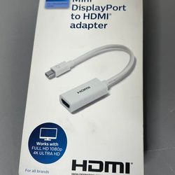 Philips 6' Mini DisplayPort to HDMI Cable