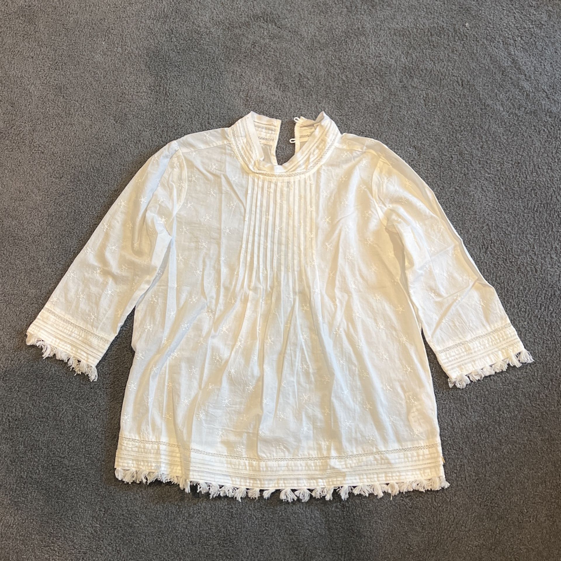 Anthropology Scotch And Soda Cream Blouse