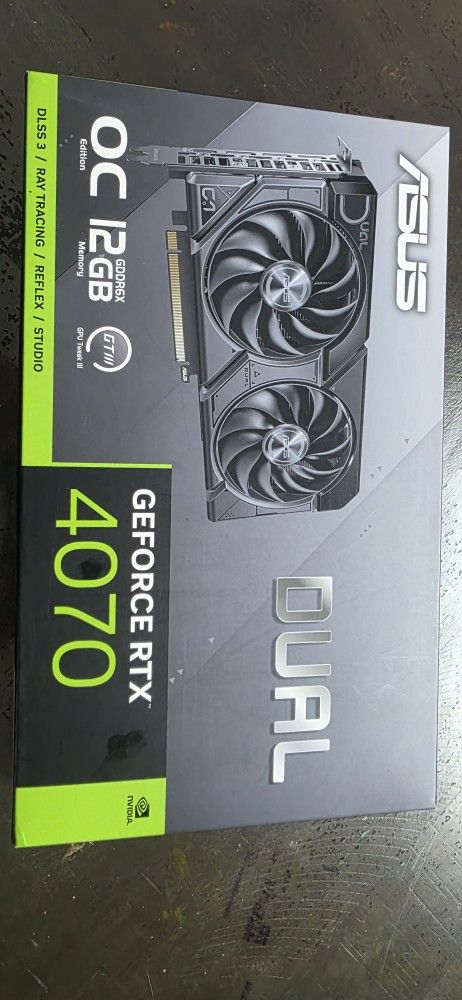 ASUS Dual GeForce RTX 4070 EVO OC Edition 12GB