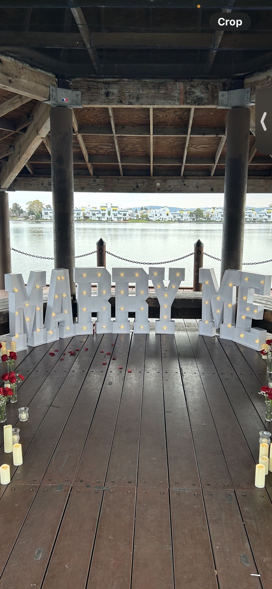 MARRY ME Marquee Letters - proposal