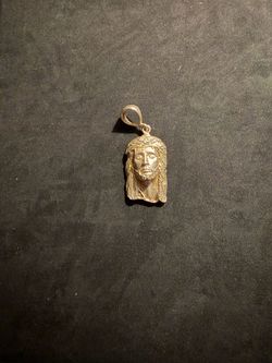 Silver Jesus Pendant