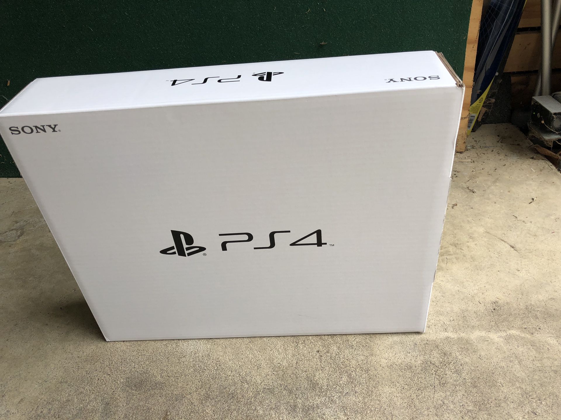 PS4 Box EMPTY Playstation 4. White. No foam inserts.