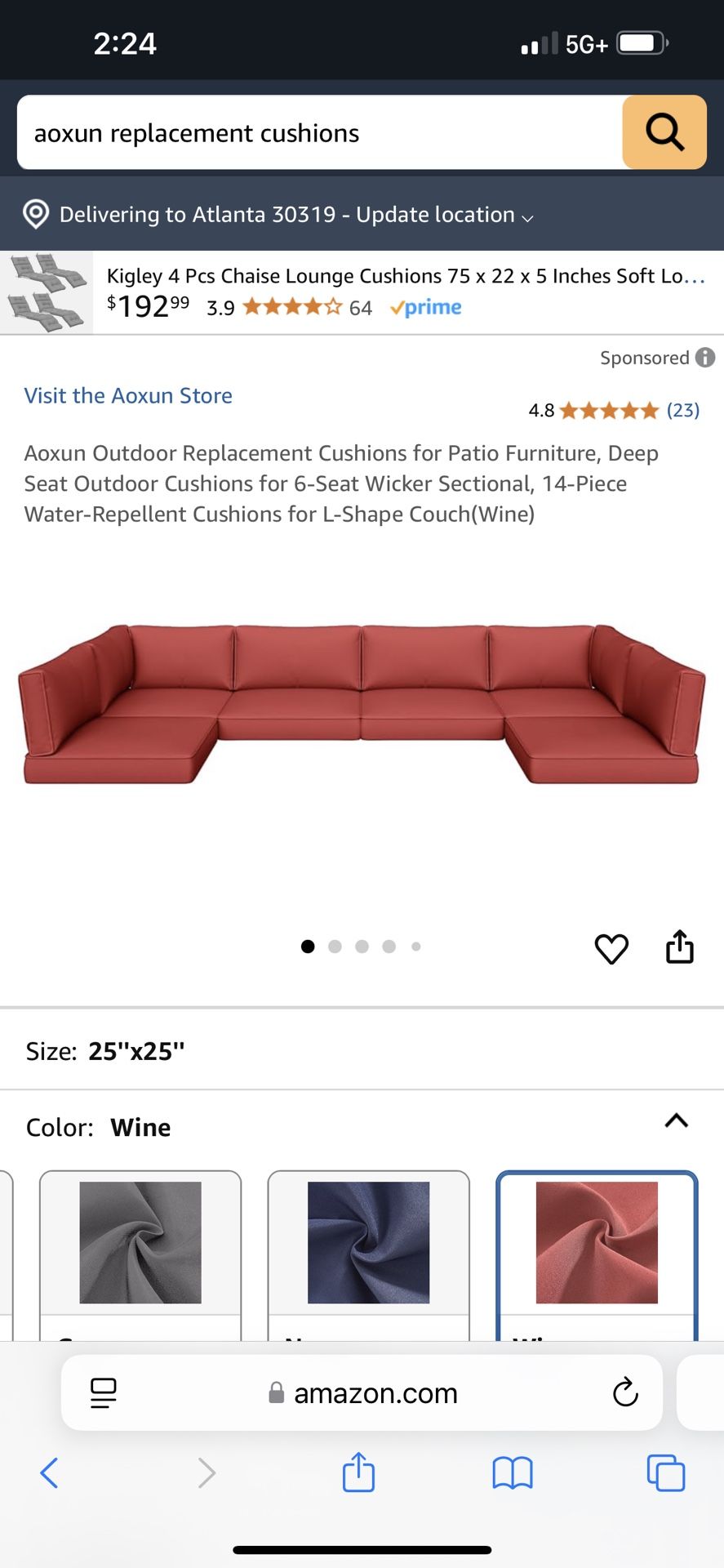 New , 14 Pieces Cushion Replacement
