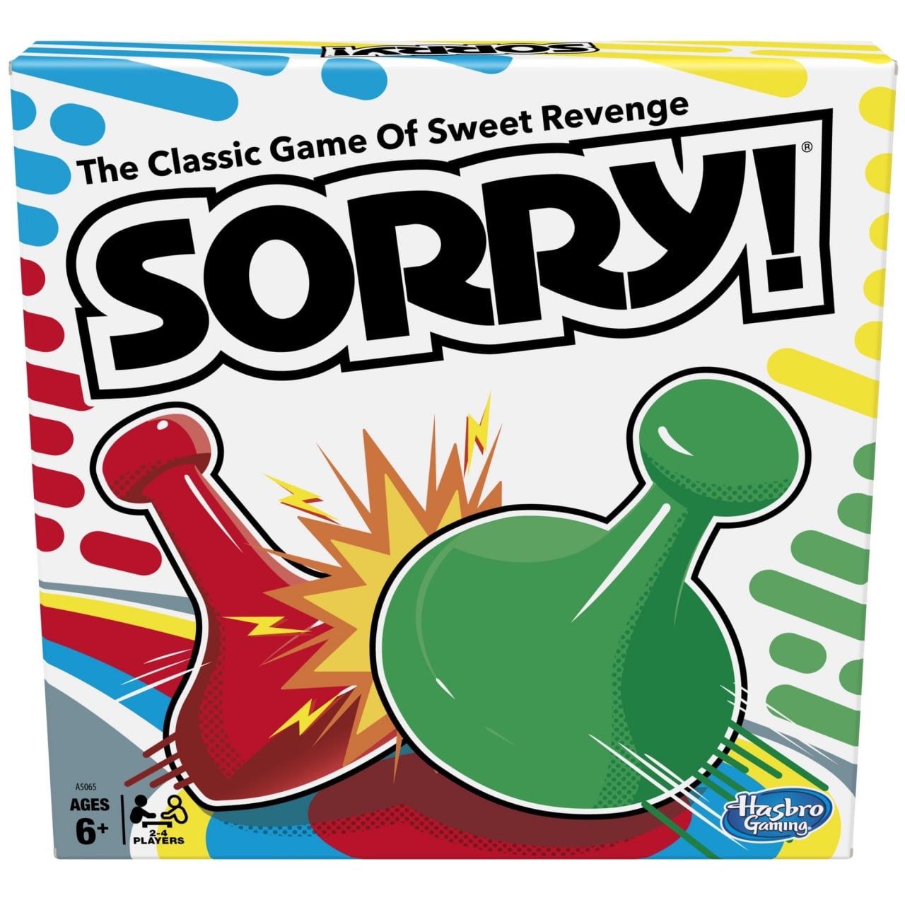 Sorry! Board Game for Kids, Classic Hasbro Board Game