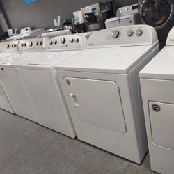 WHIRLPOOL WASHER 4.2  AND DRYER SET SOIL LEVEL RINSE OPTIONS PRESOAK 