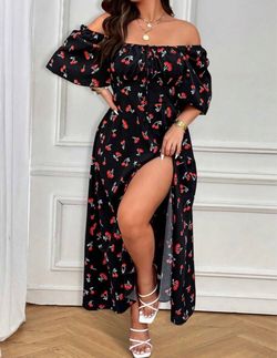 Shein cherry dress