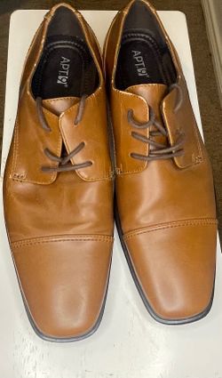 Men’s Apt. 9 Cognac Dress Shoes Size 11M - Lace Up Formal Shoes