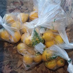 Organic lemons
