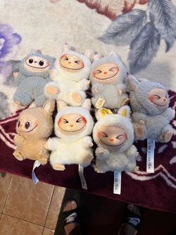 Plush Monster Collectible Figures – Set of 7