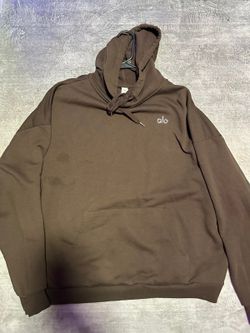 Alo Yoga Accolade Hoodie in Espresso MENS SIZE: XL