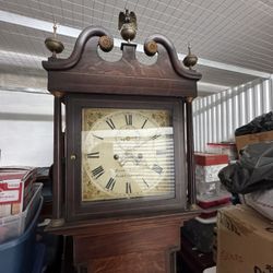 Antique Grandfather (Tall Case) Clock