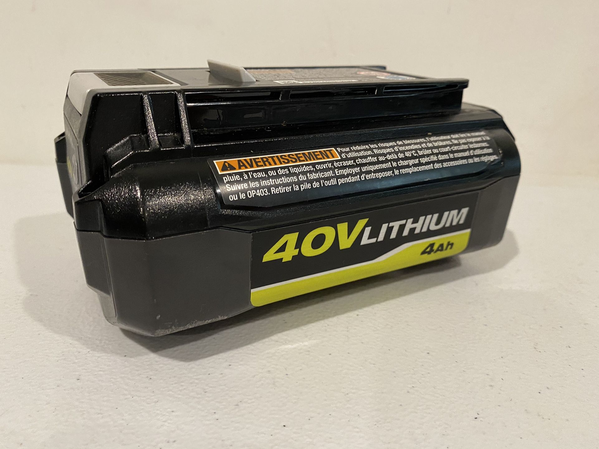 RYOBI 40-Volt Lithium-Ion 4.0 Ah High Capacity Battery