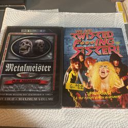 Dvd Two Movies Twisted Sister, And Metal Meister
