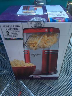 Vendo máquina para hacer palomitas nueva.