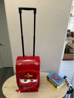Lightening McQueen Youth Luggage.