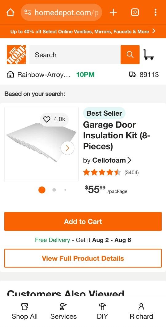 Garage Door Insulation