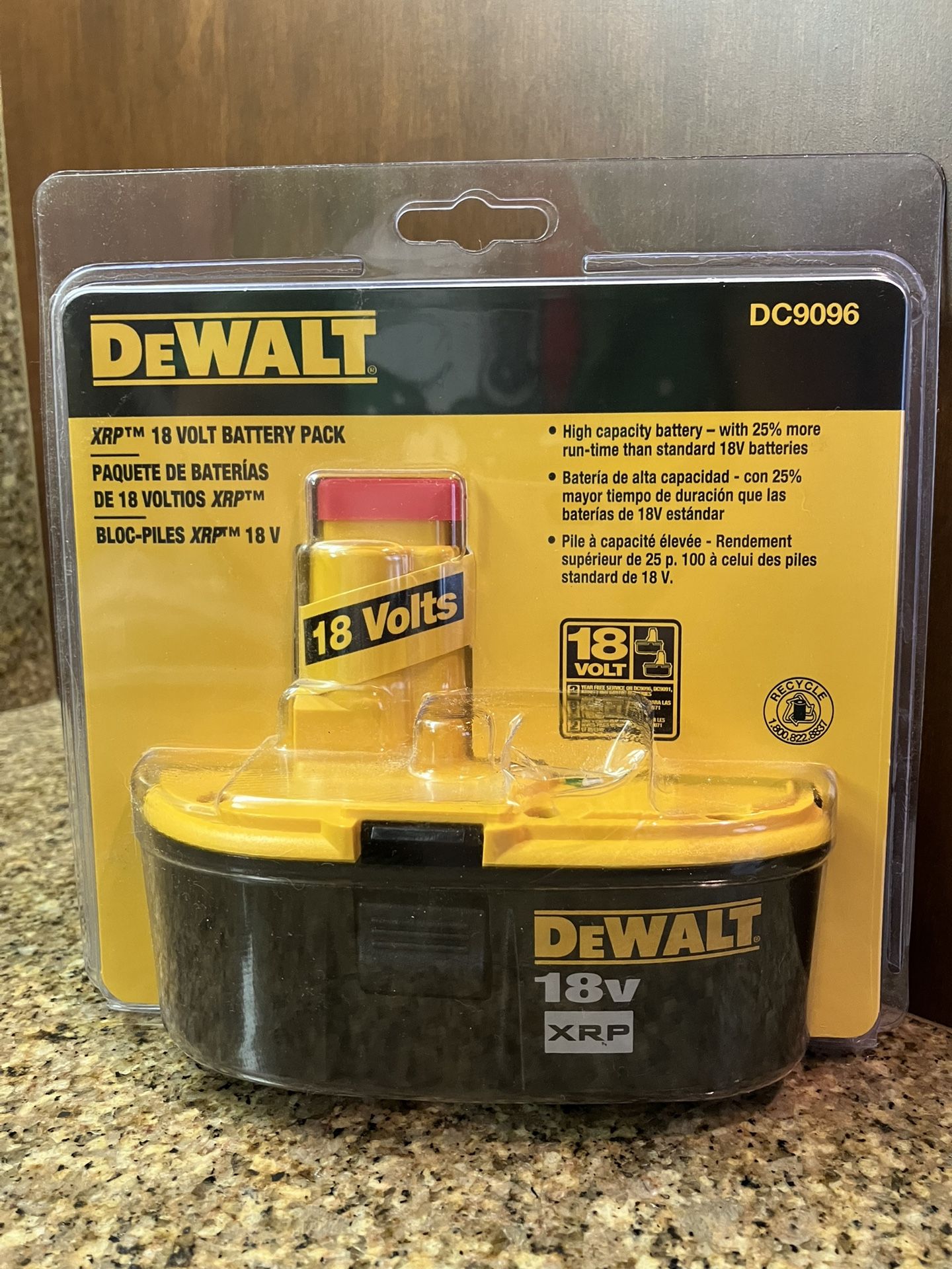 DeWalt XRP 18 Volt Battery Pack