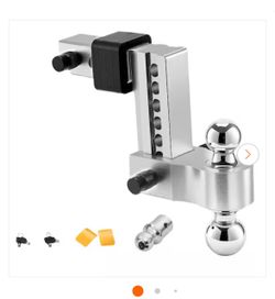 BRAND NEW IN BOX Shop SKYSHALO Adjustable Trailer Hitch, 6 in. Drop Hitch, Tri-Ball Mount for 2in. Hitch Receiver, Size 1-7/8 in., 2 in. and 2-5/16 in