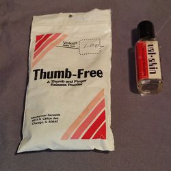 Vintage Bowling Thumb and Finger Release Powder - Liquid Bandage Bottle